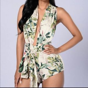 Fashion Nova Welcome To The Jungle Romper